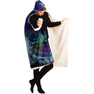 Fractal Fire | Hooded Blanket | James Fletcher