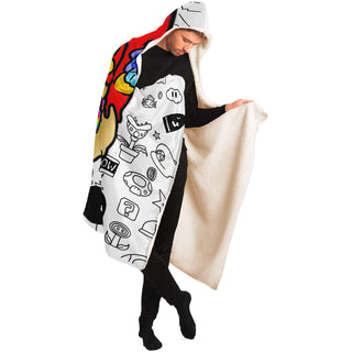 MARIO SPLASH HOODED BLANKET | MIKO ART