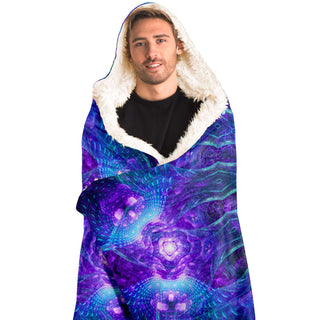 Electric Bloom Hooded Blanket | Cameron Gray