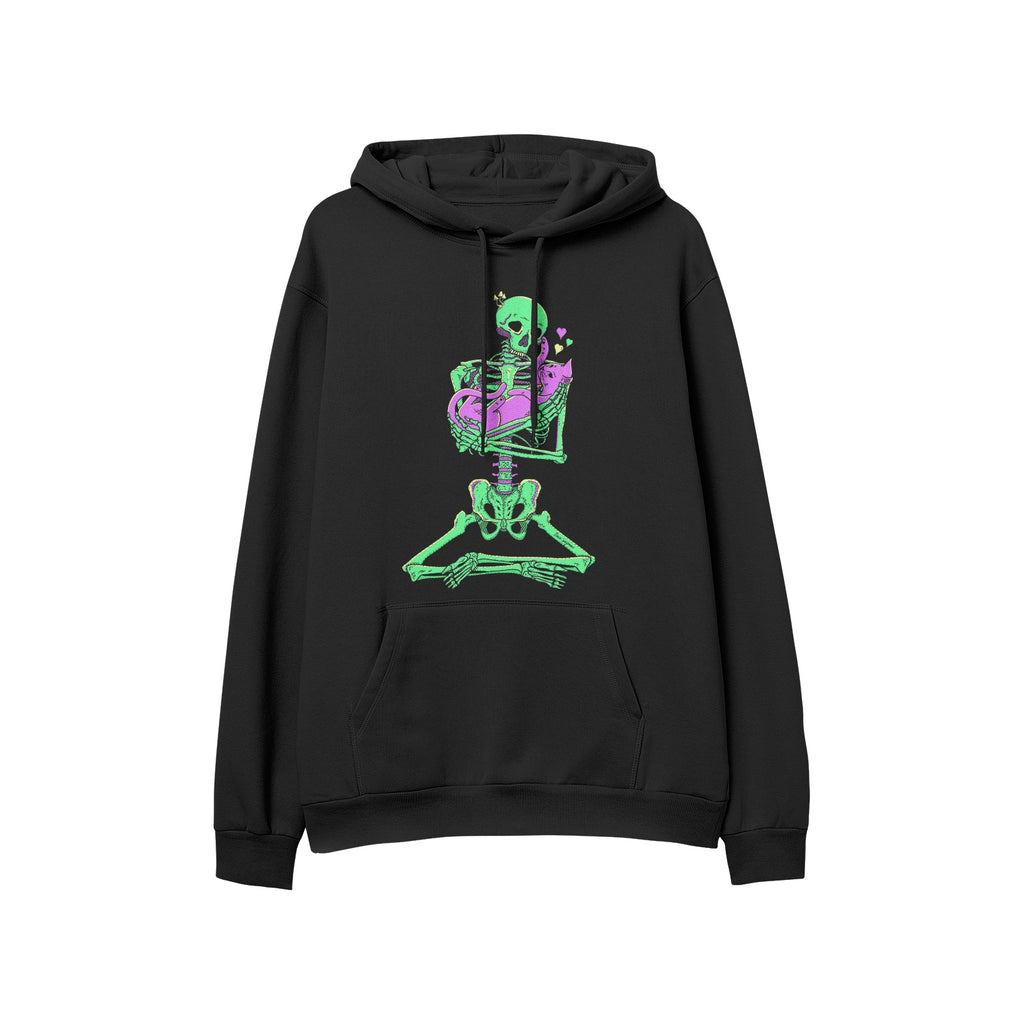 Skelecat Men's Soft Cotton Hoodie | Brock Springstead – ACIDMATH COLLECTIVE