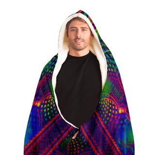 KARGYRAA | HOODED BLANKET | SALVIA DROID