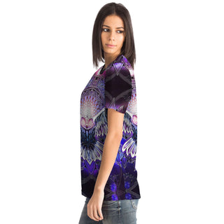 Flying Owl Spirit - Purple | Unisex T-Shirt | Mandalazed