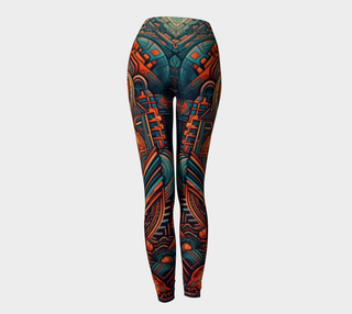 ORGANCE CHAKRA LEGGINGS | ACIDMATH AI