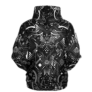Elemental Real Monochrome Fashion Hoodie | TAS