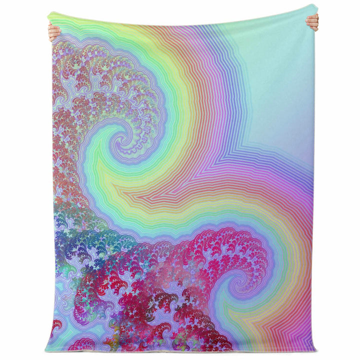 Rainbow Coast | Microfleece Blanket | James Fletcher