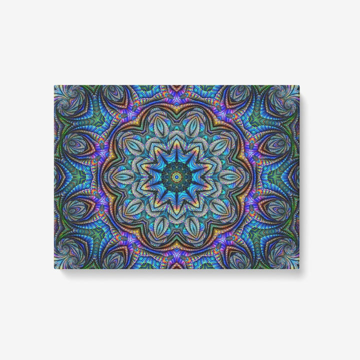 PSYCHEDELIC SYMPHONY | 1 Piece Canvas Wall Art for Living Room - Framed Ready to Hang 24"x18" | IMRAN