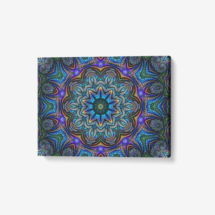 PSYCHEDELIC SYMPHONY | 1 Piece Canvas Wall Art for Living Room - Framed Ready to Hang 24"x18" | IMRAN