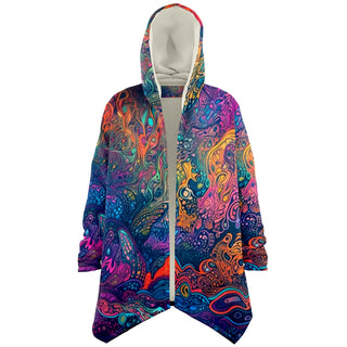 LEAFLET Microfleece Cloak | ACIDMATH AI
