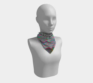 Primordial Glitch | Square Scarf | Makroverset