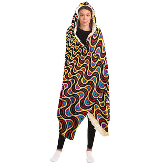 Swirl Hooded Blanket | Rob Mack