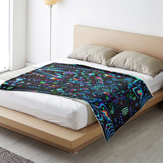 Cyan Mystic Move Microfleece Blanket | TAS Visuals