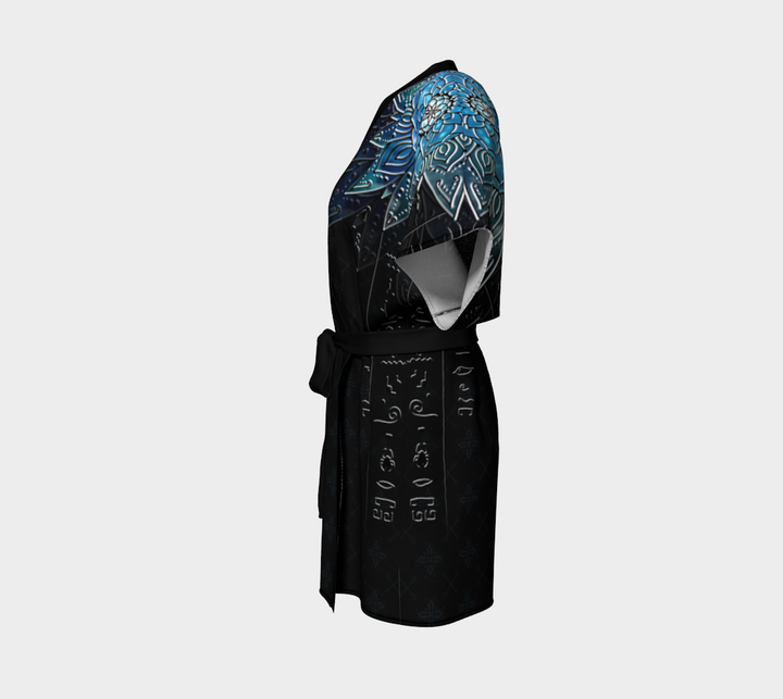 Hieroglyphic Mandala | Kimono Robe | Mandalazed