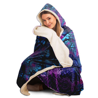 PSYBOX PURPLE HOODED BLANKET | FRACTUALLY