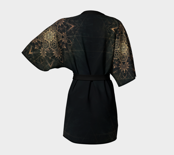 Elements of Sacred Geometry | Kimono Robe | Mandalazed
