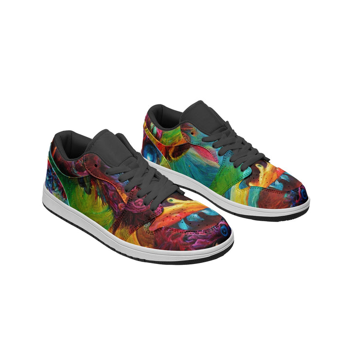 Dragon Unisex Low Top Leather Sneakers | Michael Garfield
