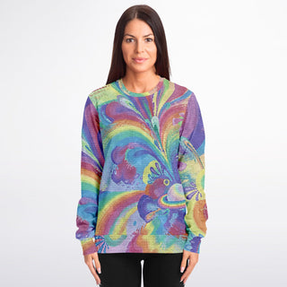 Rings of Splaturn Knit Sweatshirt | Dylan Thomas Brooks