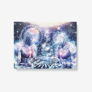 The Knowledge Of The Planets - 1 Piece Canvas Wall Art 24"x18" | Cameron Gray