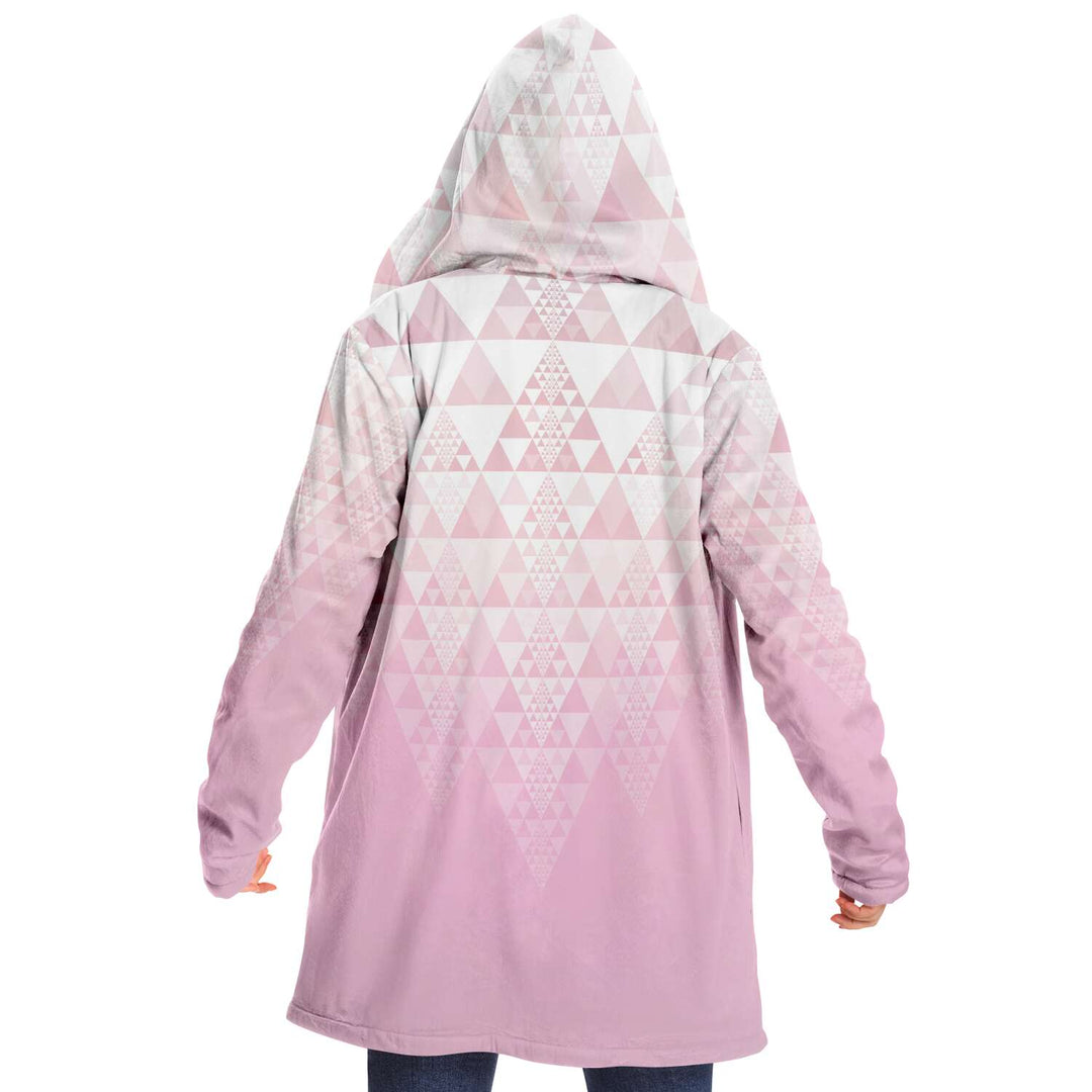 Fractal Triangles - Pink | Cloak | Mandalazed