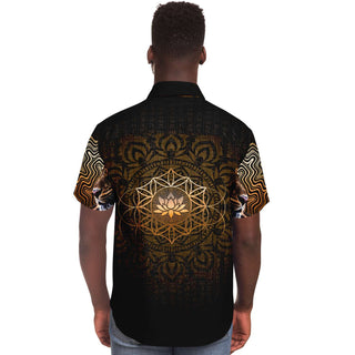 NEFERTITI LOTUS  || Short Sleeve Shirt || COSMIC SHIVA
