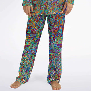 Mandala Jazz Satin Pajamas | Lachlan Wardlaw
