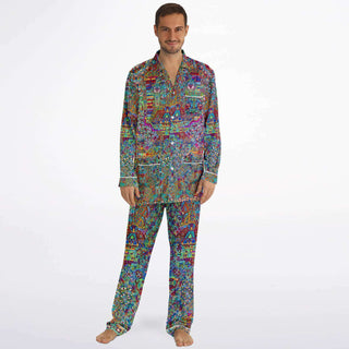 Mandala Jazz Satin Pajamas | Lachlan Wardlaw