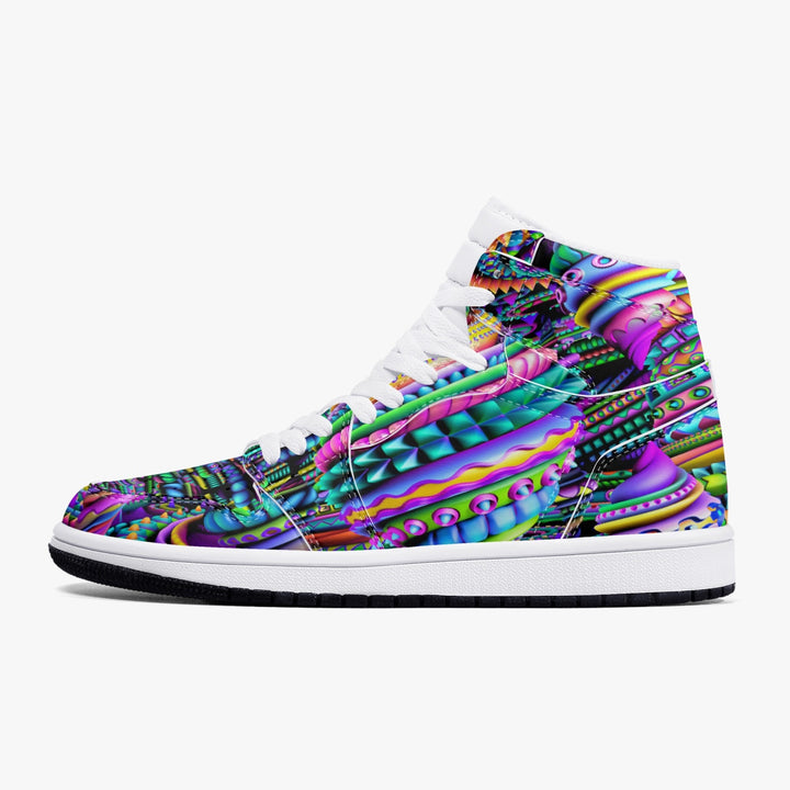 DMT carousel | High-Top Leather Sneakers | Psypepper