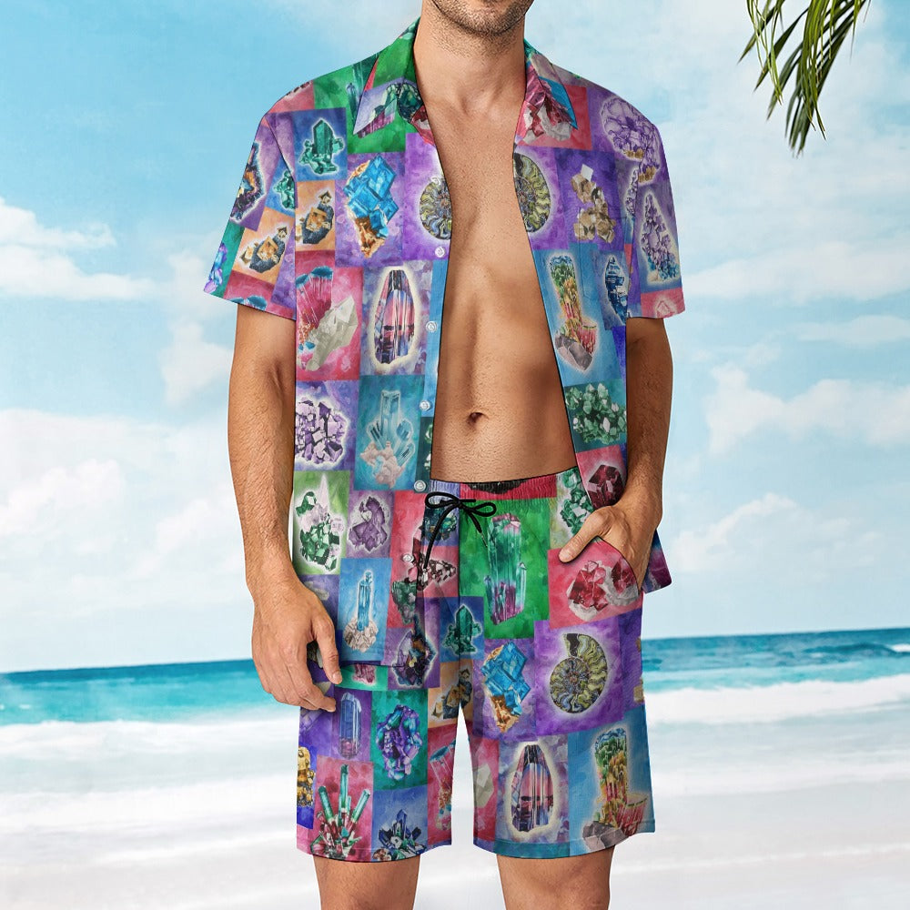 Gem Quilt Leisure Beach Suit | Dylan Thomas Brooks