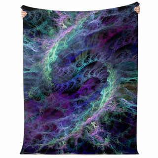 Fractal Fire | Microfleece Blanket | James Fletcher