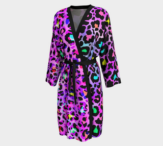 PSY LEOPARD PEIGNOIR KIMONO | ART DESIGN WORKS