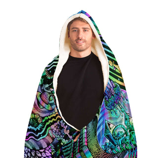 Time Temple | Hooded Blanket | James Fletcher