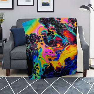Wasted Time Premium Microfleece Blanket | GEOGLYSER