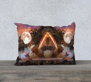 Sak Yant  || Pillow case || by Cosmic Shiva