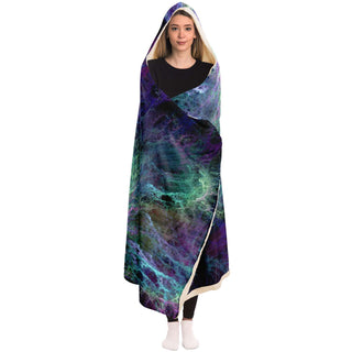 Fractal Fire | Hooded Blanket | James Fletcher