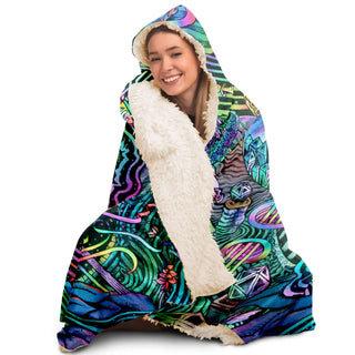 Time Temple | Hooded Blanket | James Fletcher
