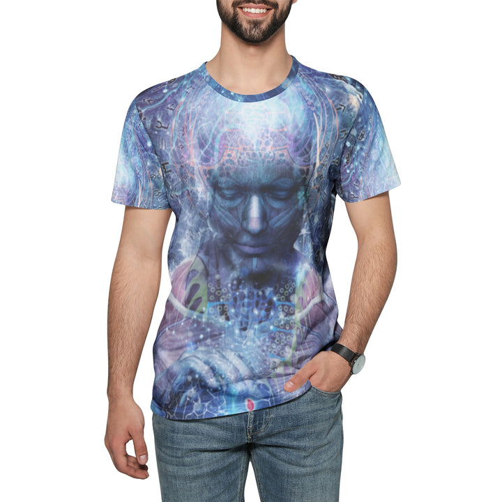 Cameron Gray | Silence Seekers | Unisex All-Over Print Cotton T-shirts