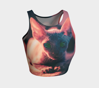 hypnokitty crop top | Hubert S