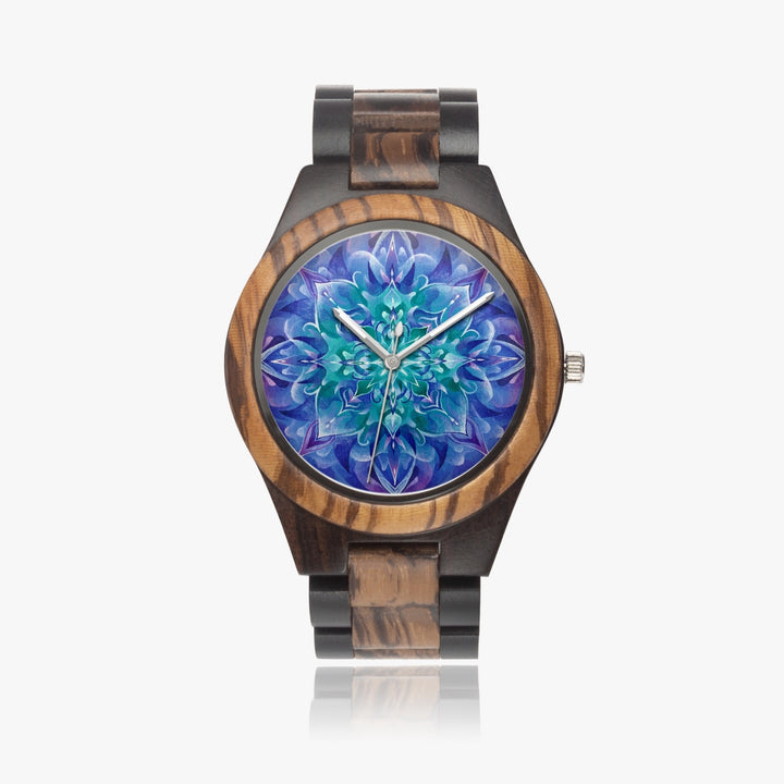 Four Leaf Clover Indian Ebony Wooden Watch | Dylan Thomas Brooks