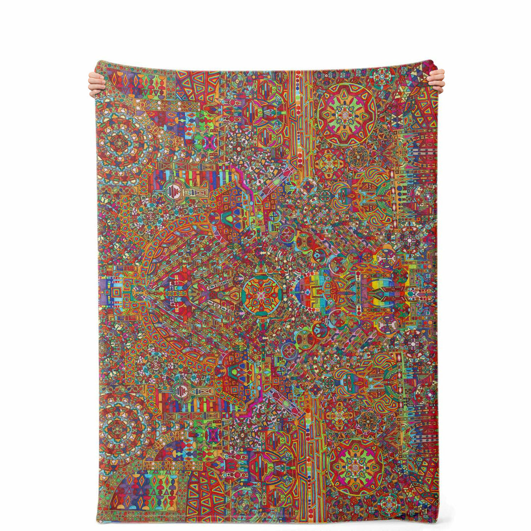 Infinity Mandala | Microfleece Blanket | Lachlan Wardlaw