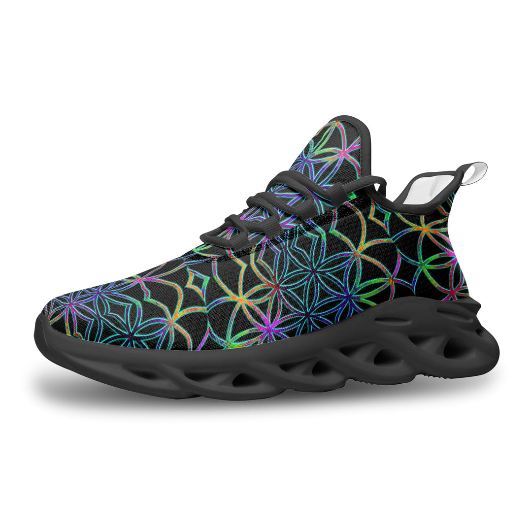 FLOWER OF LIFE | IMRAN | Unisex Bounce Mesh Knit Sneakers