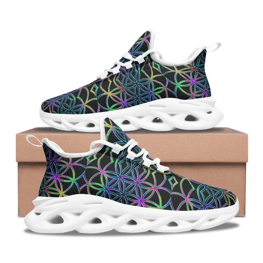 FLOWER OF LIFE | IMRAN | Unisex Bounce Mesh Knit Sneakers