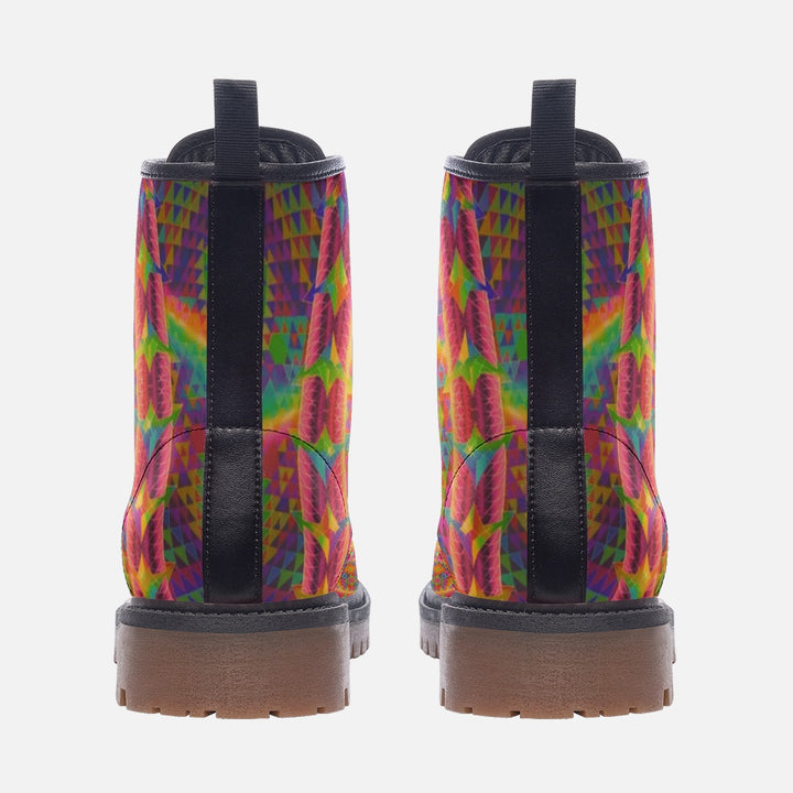 DEATH BY ASTONISHMENT Casual Leather Lightweight boots MT | SALVIA DROID