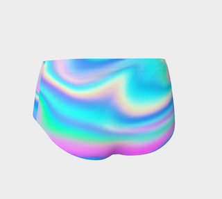 blue lagoon mini shorts | Hubert S