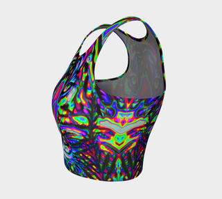 PSYCHEDELIC TIGER | ATHLETIC CROP TOP | IMRAN