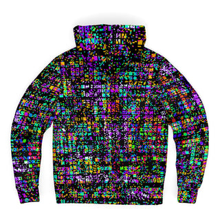 GLITCH Microfleece Ziphoodie | Art Design Works