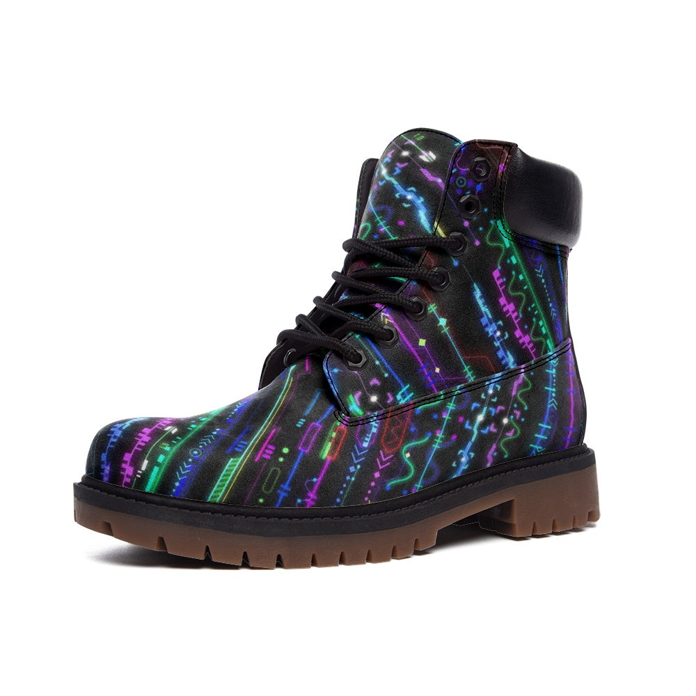 Cameron Gray | Cyberpunk | Casual Leather Lightweight boots TB
