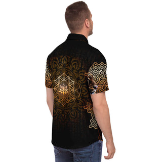 NEFERTITI LOTUS  || Short Sleeve Shirt || COSMIC SHIVA