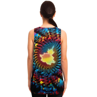 Mandelbrot Buddha | Unisex Tank Top | Makroverset