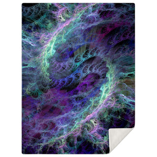 Fractal Fire | Microfleece Blanket | James Fletcher