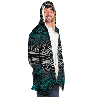 PRIMITIVE SILVER  || Microfleece Cloak || COSMIC SHIVA