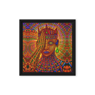 OVERCOOKED Framed canvas | SALVIA DROID